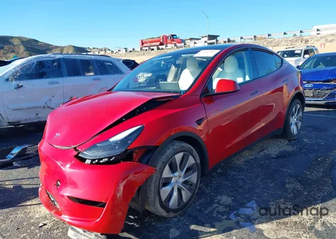 2023 Tesla Model Y Awd/Long Range Dual Motor All-Wheel Drive из США, поврежденный, VIN 7SAYGDEE3PA197638